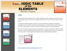 Tablet Screenshot of beeriodic.com